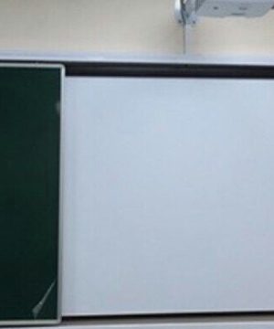 Bảng trượt ngang 2 lớp 2 trượt khung sắt bao quanh