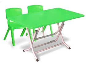 Bàn ghế mầm non chân sắt